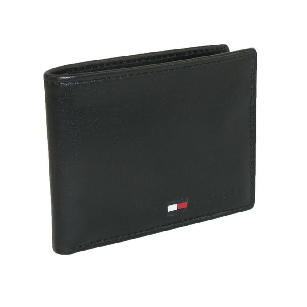 Tommy Hilfiger Men's Leather Stockton Passcase Bifold Wallet